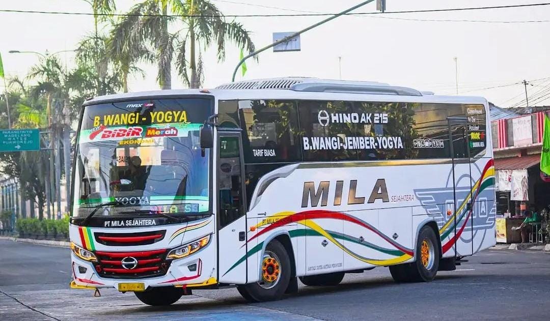 Bus AKAS lintas Banyuwangi-Yogya. (ig @akasmilasejahtera_official)