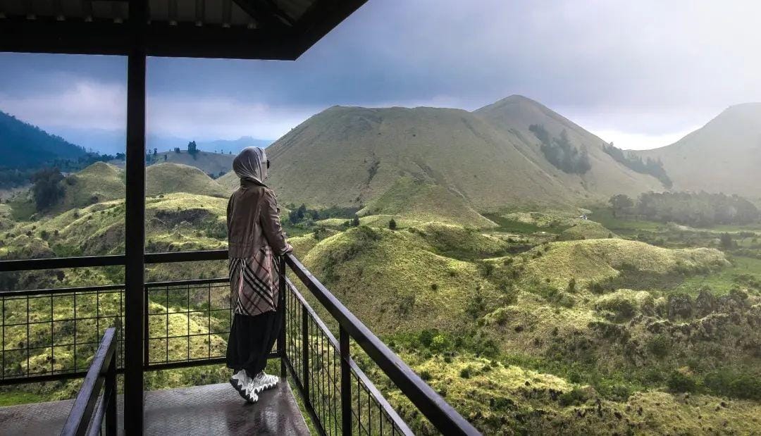 Pemandangan Kawah Wurung. (ig @adisusanto10)