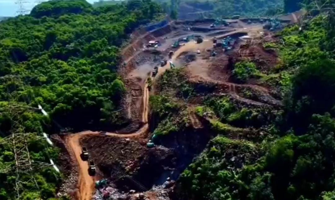 Pembangunan tol Probowangi. (ig @explorwisataprobolinggo)