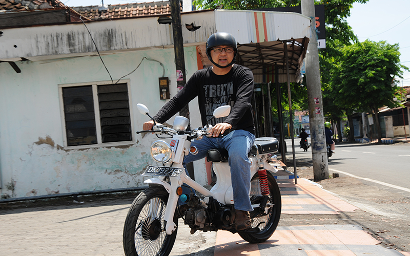 MODIFIKASI: Penggemar Honda 70 bisa melakukan custom pada unit kendaraannya