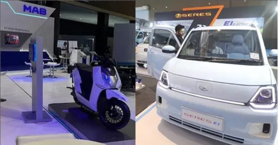 produk motor MAB dan mobil bikinan SERES.