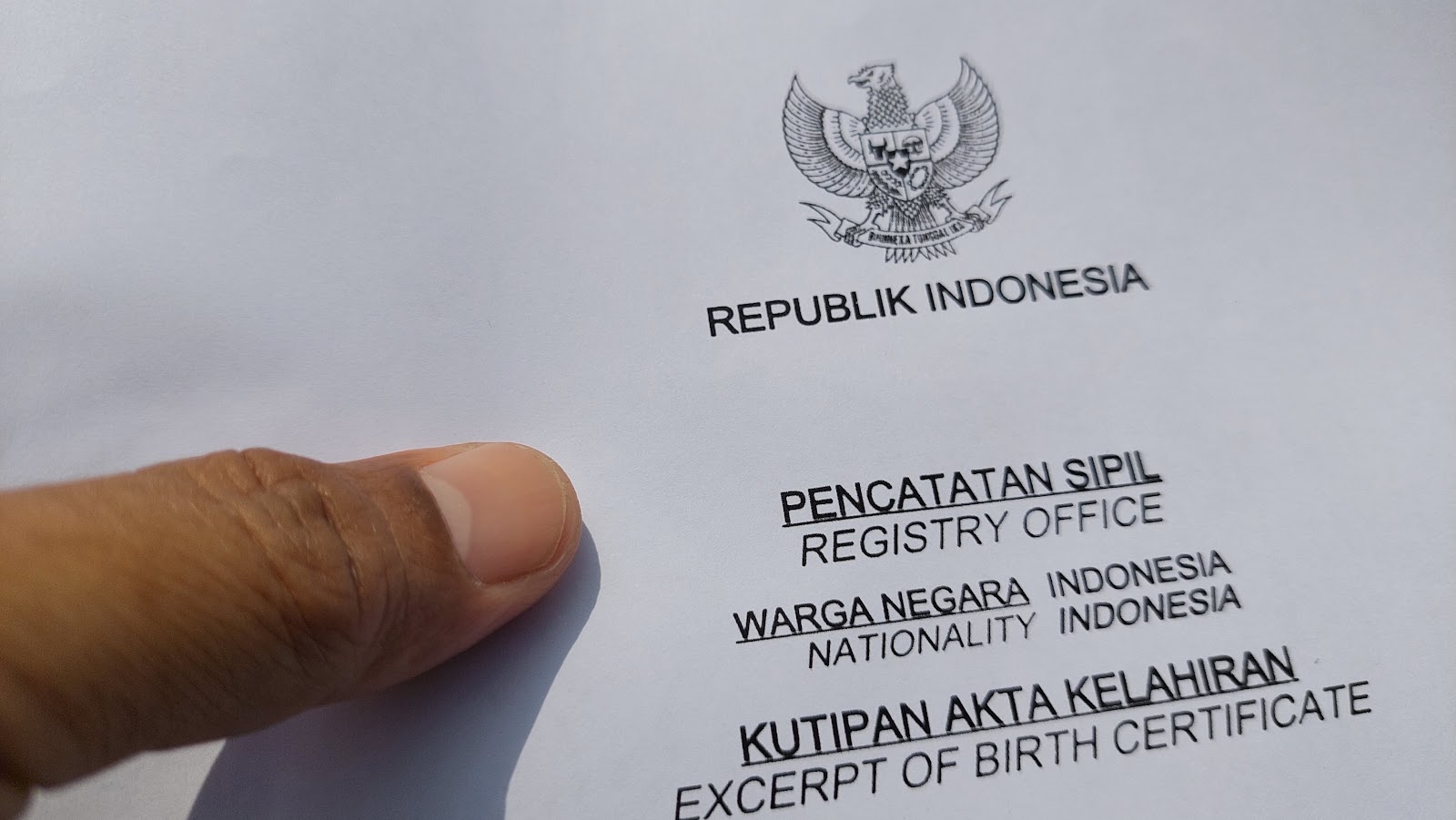 Ilustrasi Akta Kelahiran. (diskominfo.bandaacehkota.go.id)