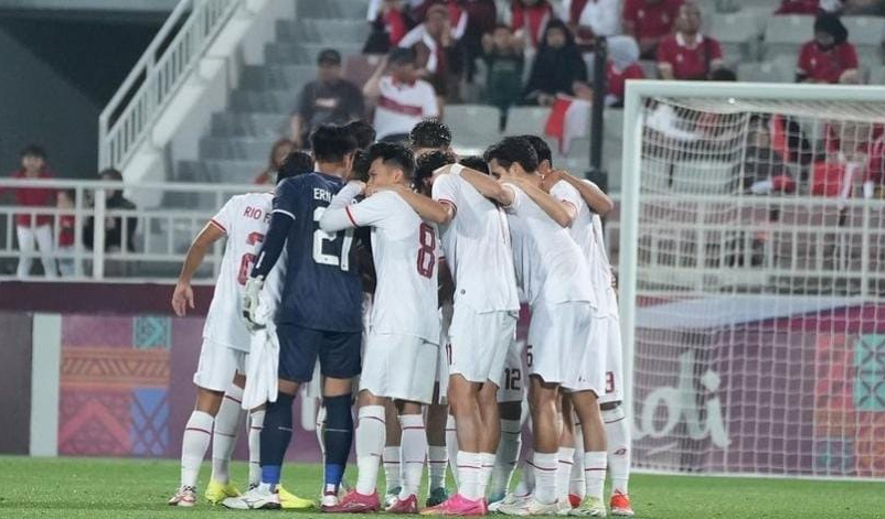 Timnas Indonesia di Piala Asia Qatar April lalu. (ig @witansulaiman_)