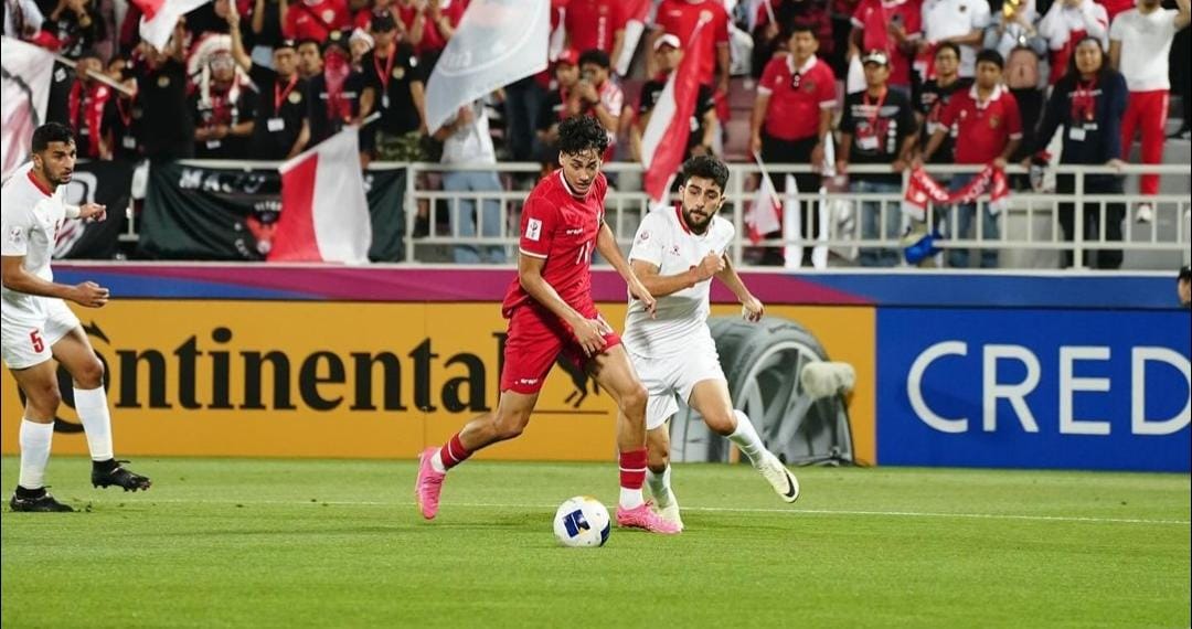 Timnas Indonesia saat berlaga di Piala Asia Qatar. (ig @rafaelstruick)