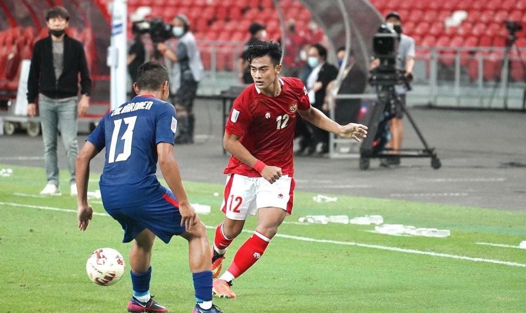 Pratama Arhan saat memperkuat Timnas Indonesia. (ig @pratamaarhan8)