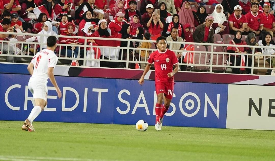 Pemain Timnas Indonesia saat merayakan gol. (ig @fajarfathurrahman)