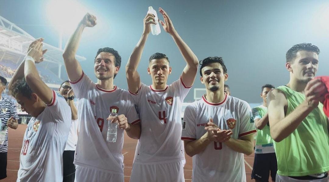 Timnas Indonesia saat berlaga di Piala Asia. (ig @fajarfathurrahman)