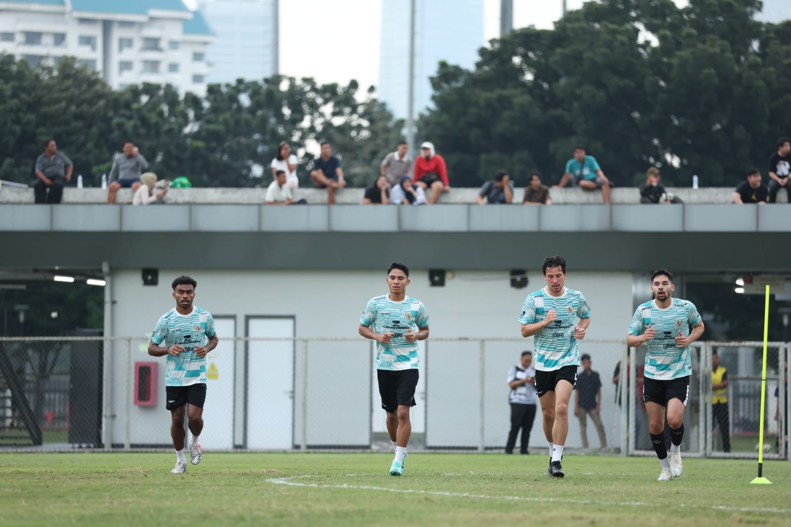 Potret latihan Timnas Indonesia. (PSSI)