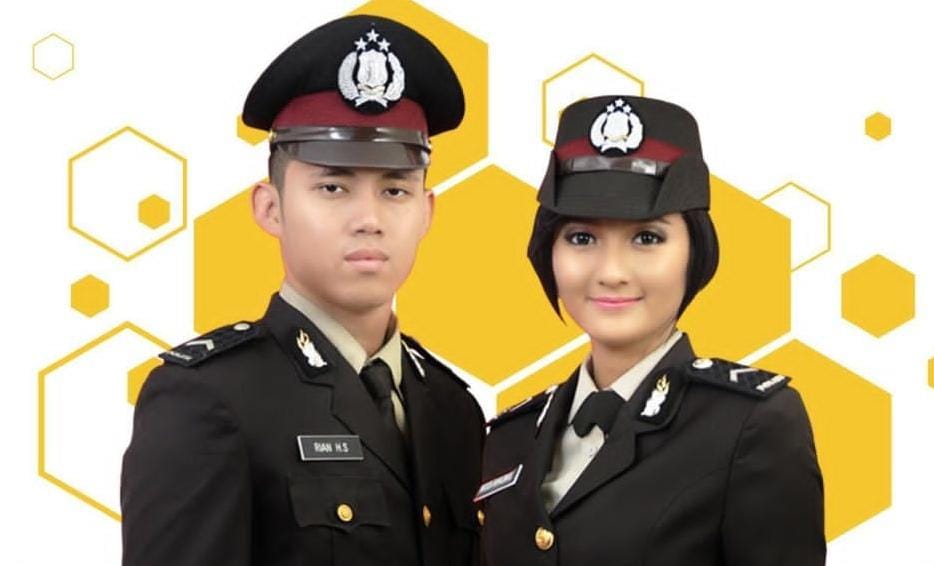 Ilustrasi bintara polri.