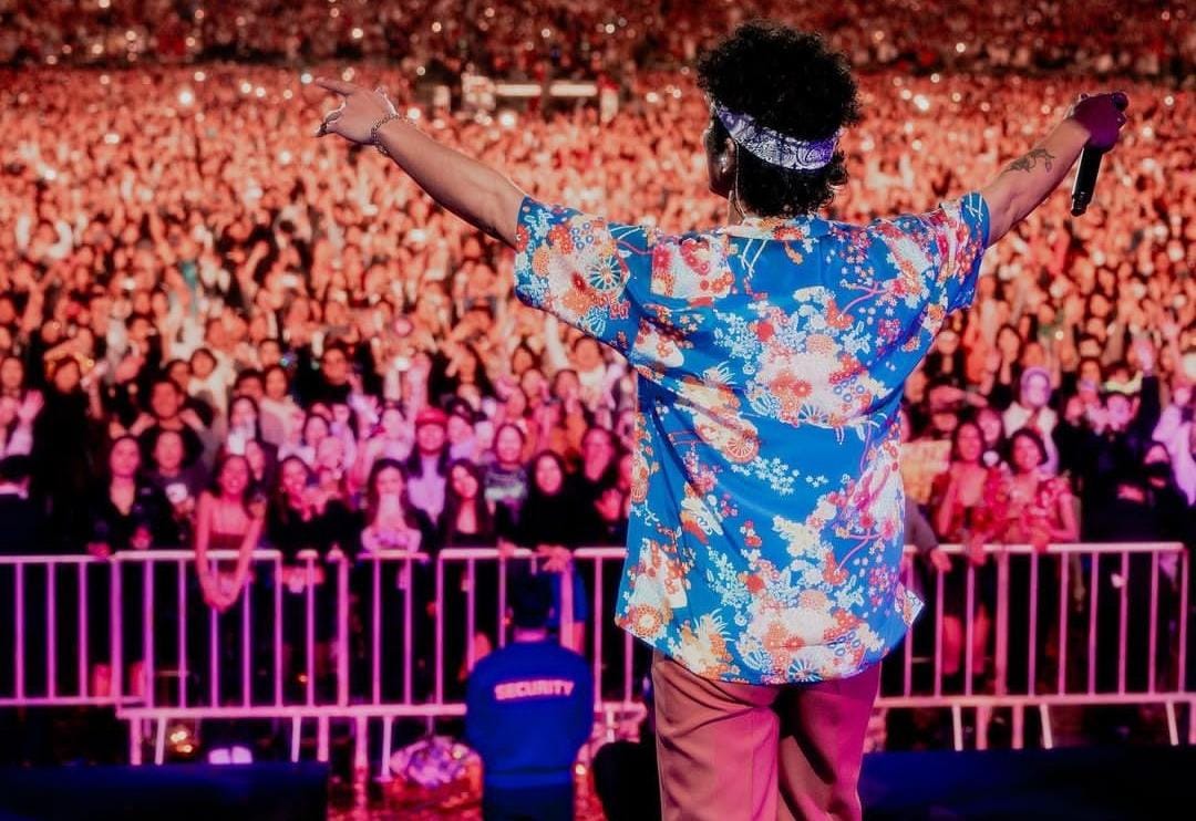 Konser Bruno Mars.