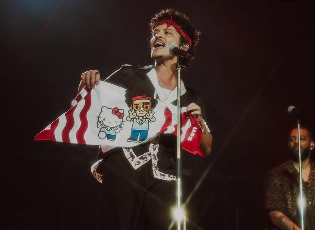 Konser Bruno Mars.