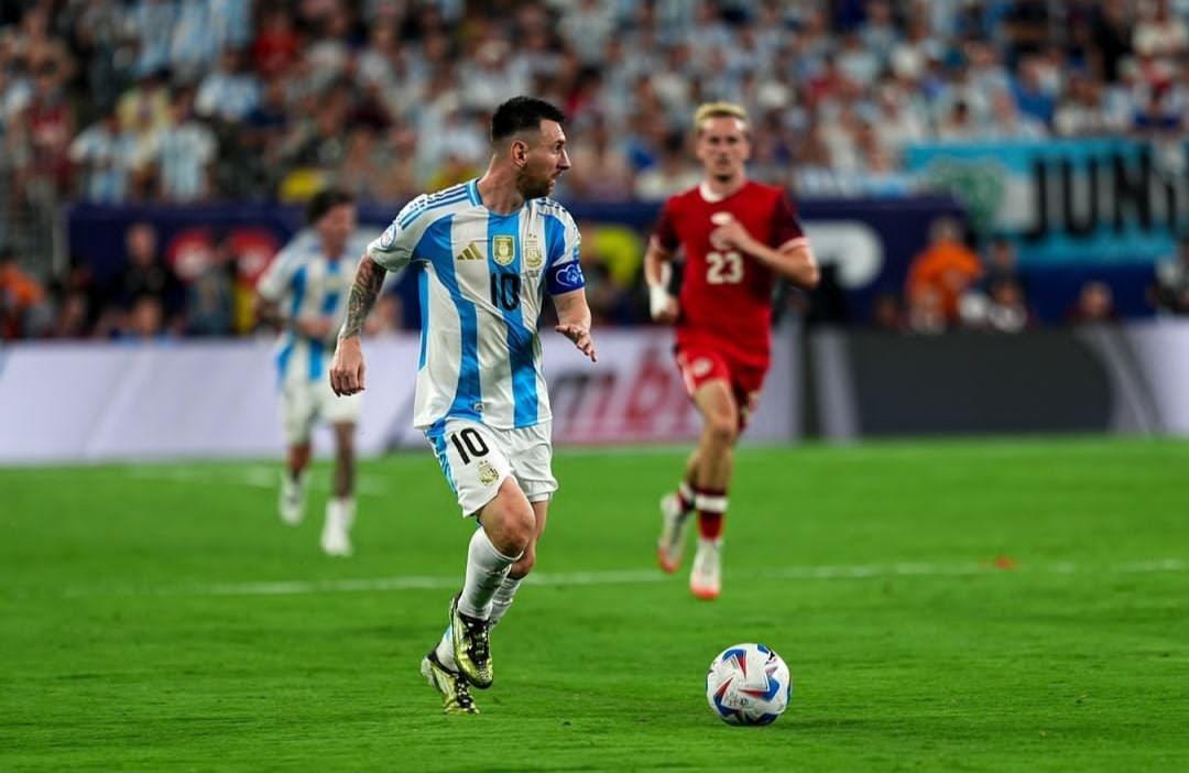 Lionel Messi saat berlaga di Copa Amerika.