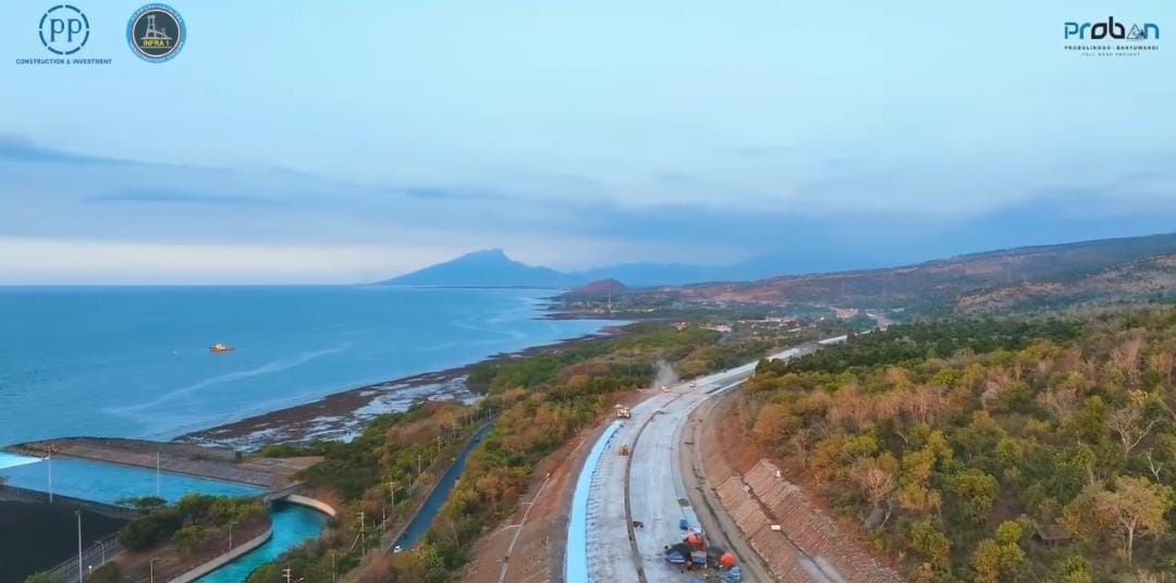 Pengerjaan Tol Probowangi. (ig @pp_probowangi3)