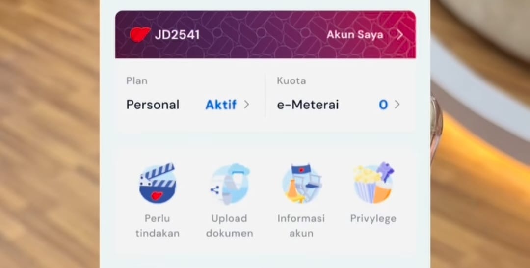 Tangkapan layar privy. (ig @privy_id)