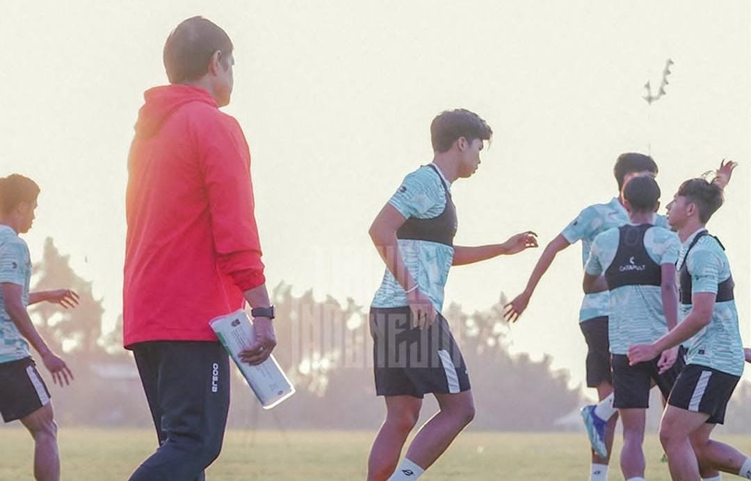 Skuad Timnas Indonesia U20 saat menjalani latihan. (doc PSSI)