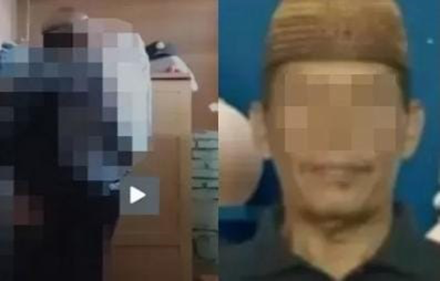 Tangkapan layar video viral X