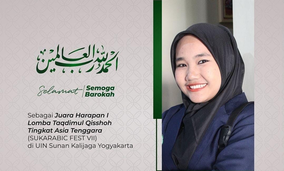 Rajwanadia Nurwahidah, Santri Sukorejo yang juara internasional. (ig @universitasibrahimy)