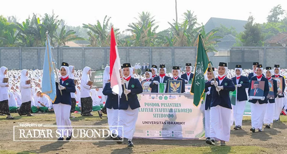 Suasana peringatan hari santri di Pondok Pesantren Salafiyah Safi