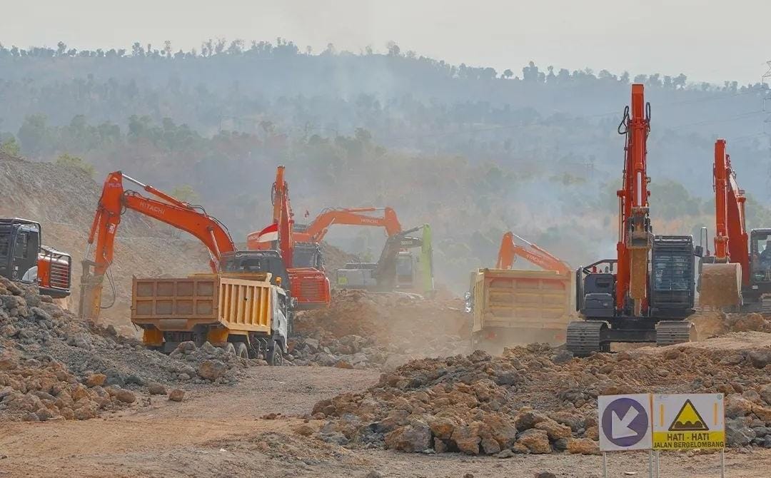 Proyek tol Probowangi. (ig @wika_probowangi3)