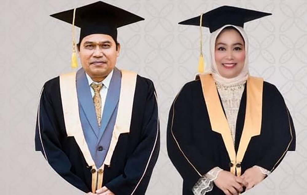 Dua Guru Besar di Universitas Ibrahimy. (ig @universitasibrahimy)