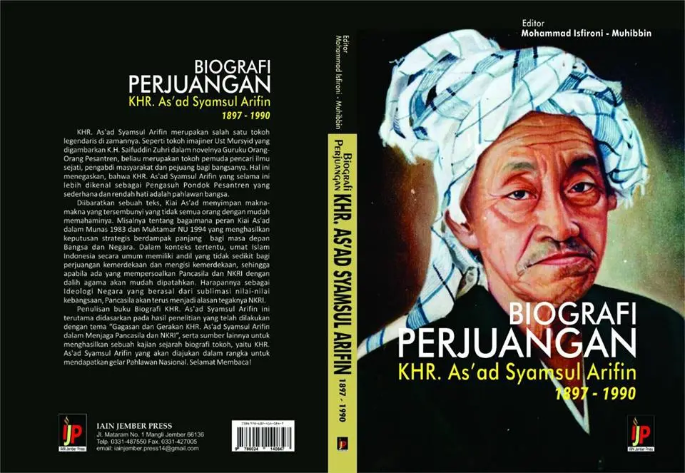 Buku biografi KHR As&rsquo;ad Syamsul Arifin. (cyberdakwah.com)