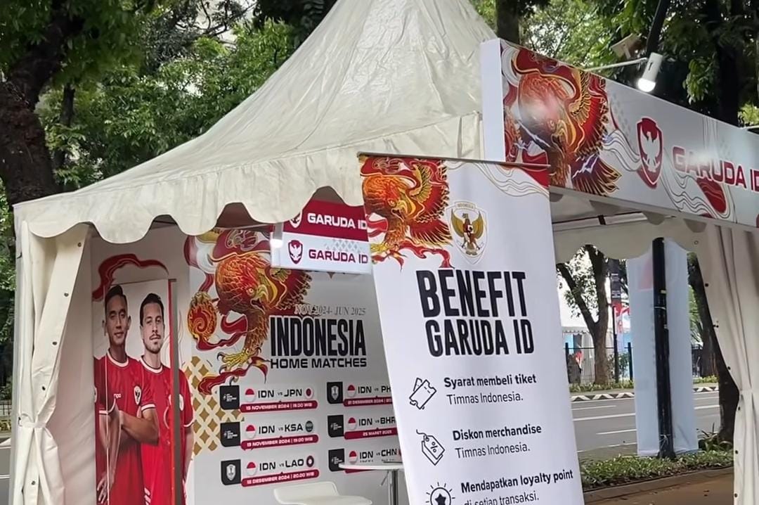 Spot pendaftaran Garuda ID. (Ig @timnasindonesia)