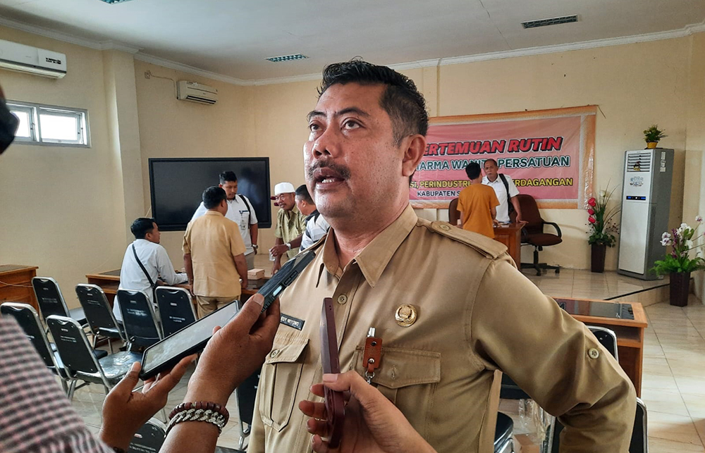 Kepala Diskoperindag, Edy Wiyono.