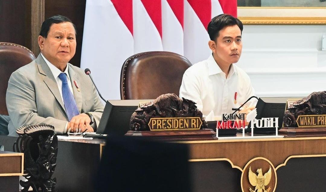 Presiden Prabowo dan Wapres Gibran.