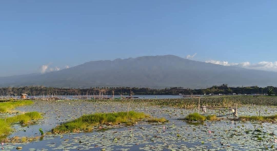 Pemandangan di Ranu Grati yang indah. (ig @danauranugrati)