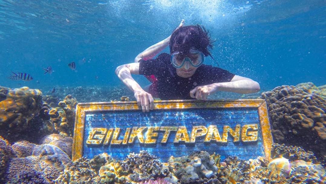 Foto: Alam bawah laut Gili Ketapang/ ig @giliketapang