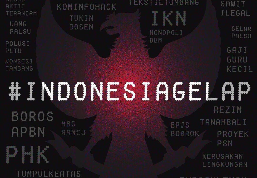 Foto: Poster Indonesia Gelap/ X