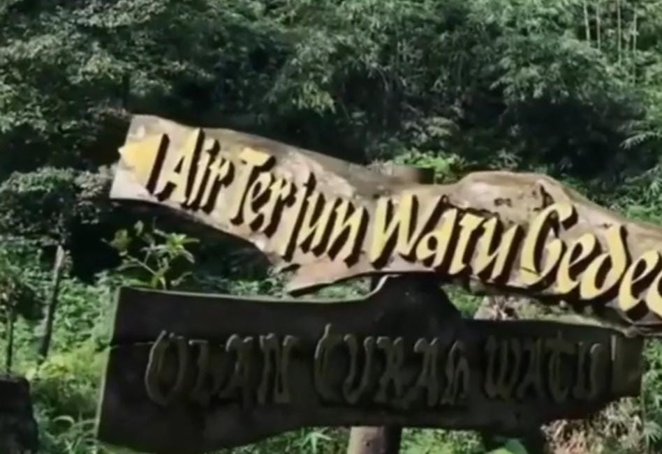Foto: Wisata alam air terjun Watu Gedhek/ doc Khoirul Rizal