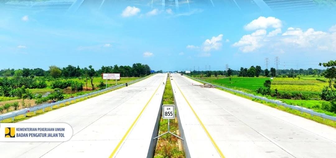 Foto: Kondisi jalan tol Probowangi/ ig @pupr_bpjt