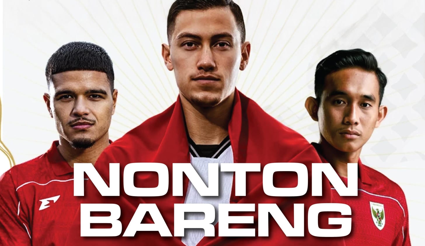 Foto: Flyer nobar Timnas Indonesia di Situbondo/ ig @situbondokab