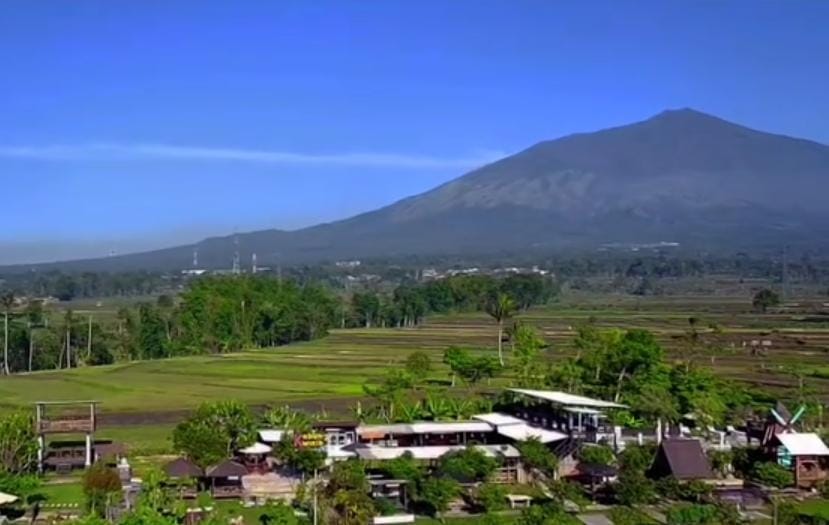 Foto: View yang ada di Kebun Winih/ doc Khoirul Rizal