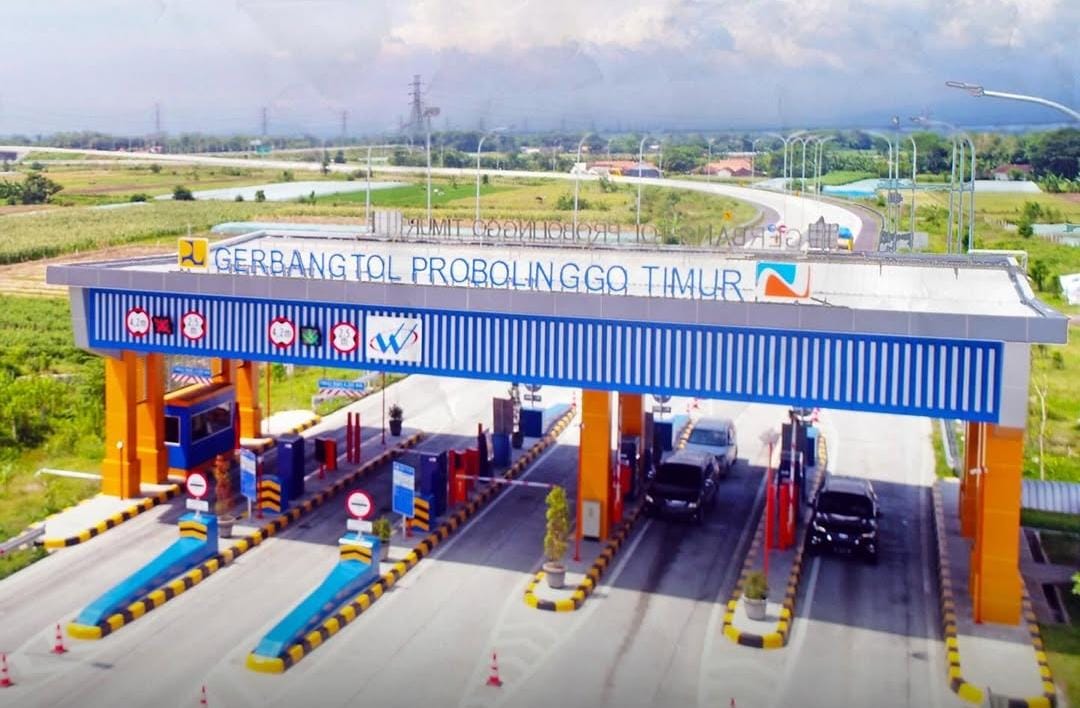 Foto: Gerbang tol Probolinggo/ ig @waskita_tollroad