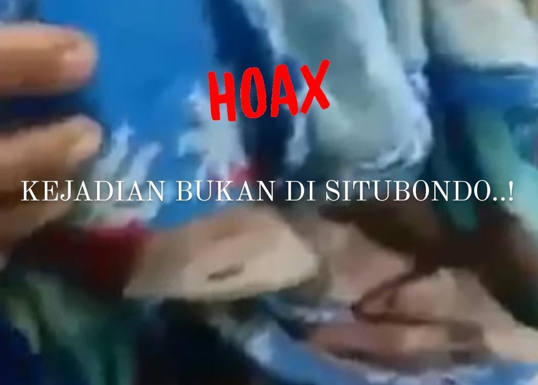 Foto: Tangkapan layar video hoax/ doc Khoirul Rizal