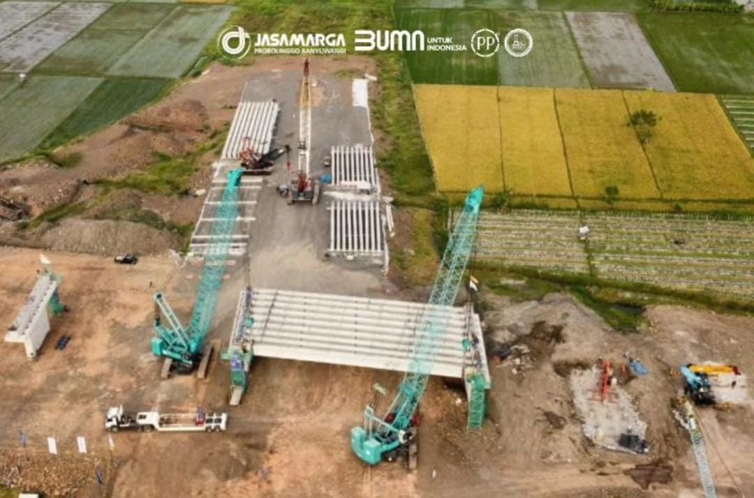 Pembangunan tol Probowangi/ ig @pp_probowangi3