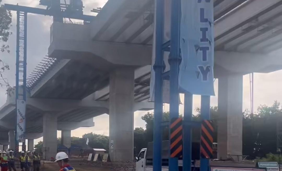 Konstruksi jalan tol Probowangi/ ig @pp_probowangi3