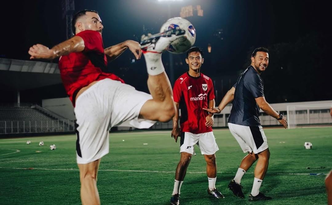 Jordi Amat saat berlatih/ ig @jordiamat5
