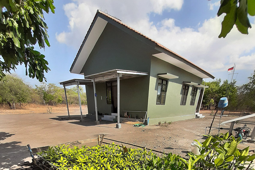 Kantor resort pengelolaan wilayah Bilik - Sijile di Taman Nasional Baluran Situbondo.