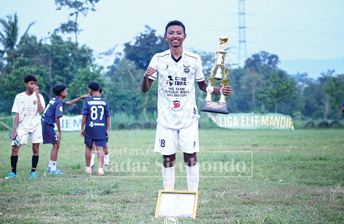 PRESTASI : Rendy Triyas Fatikhur Rizziq, siswa kelas XI, berhasil Lolos Seleksi Persija Talent 2025