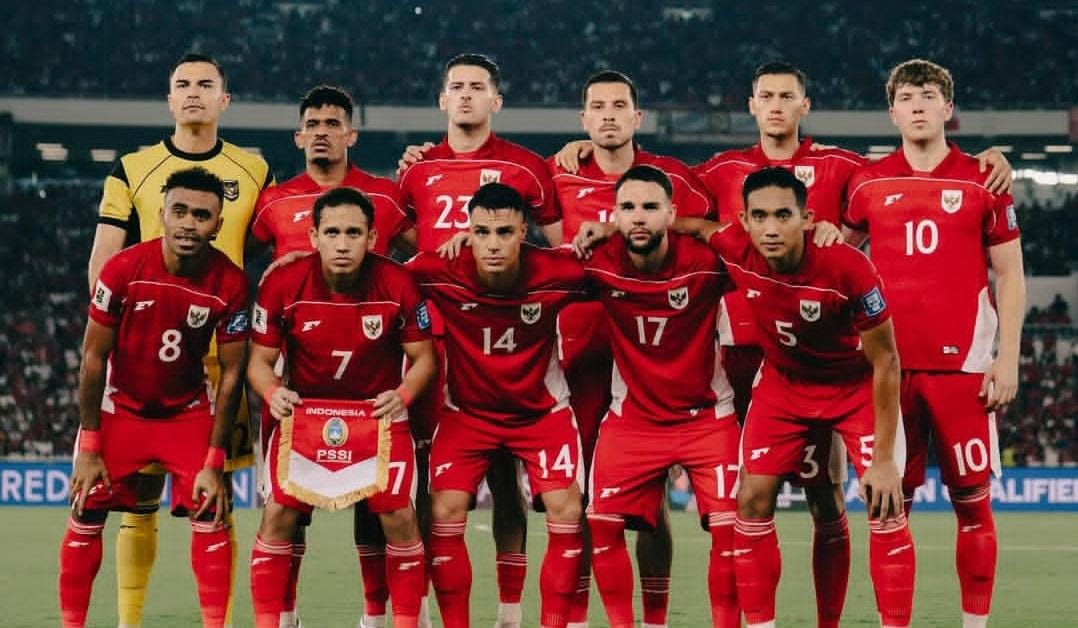 Skuad Timnas Indonesia saat menjamu China di GBK/ ig resmi @rizkiridhoramadhani