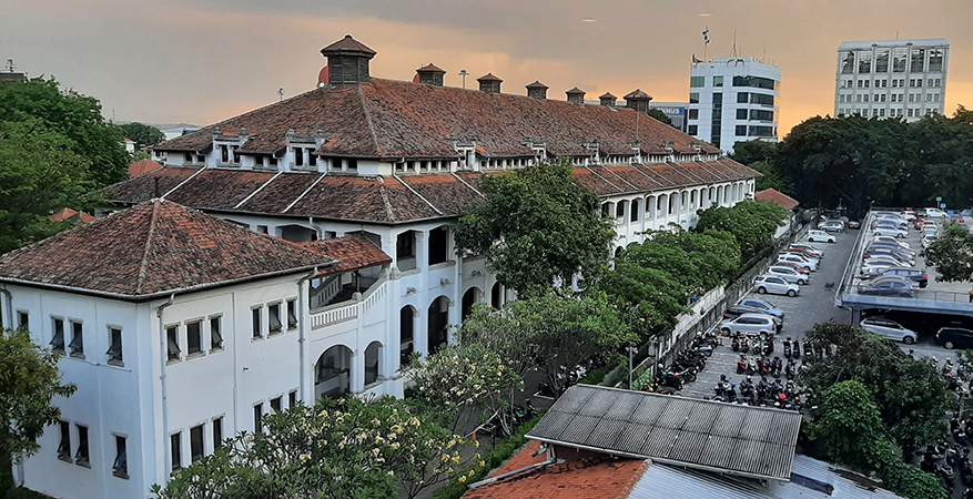 Kompleks gedung bersejarah LAwang Sewu di pusat kota Semarang, Jawa Tengah ini mudah dijangkau saat jalan tol Probowangi selesai beberapa tahun lagi.