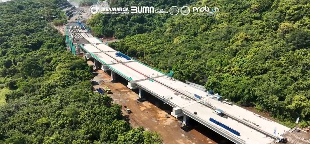 Pembangunan jalan tol Probowangi/ ig @pp_probowangi3
