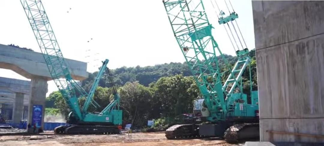 Pengerjaan jalan tol Probowangi/ ig @pp_probowangi3