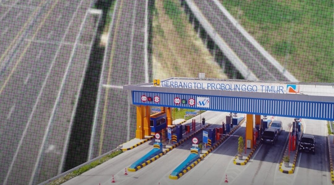 Gerbang tol Probolinggo/ ig @waskita_tollroad
