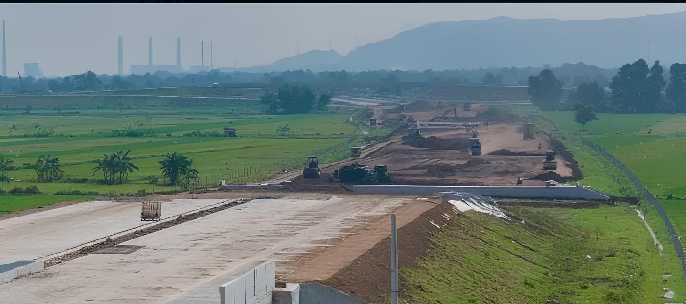 Pengerjaan jalan tol Probowangi/ doc Khoirul Rizal