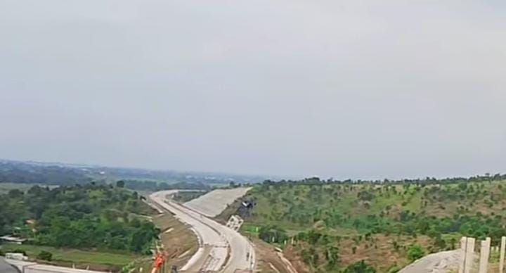 Lintasan jalan tol Probowangi/ doc Khoirul Rizal