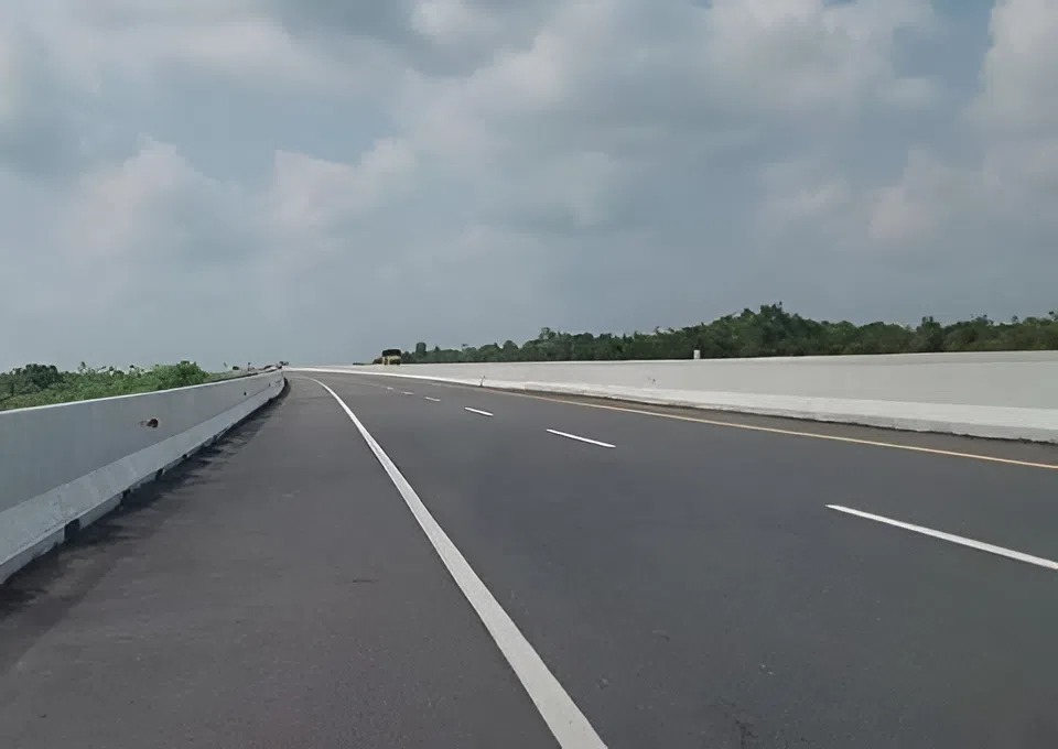 Kondisi jalan tol/ doc Khoirul Rizal